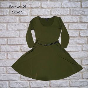 Green Sundress with Belt